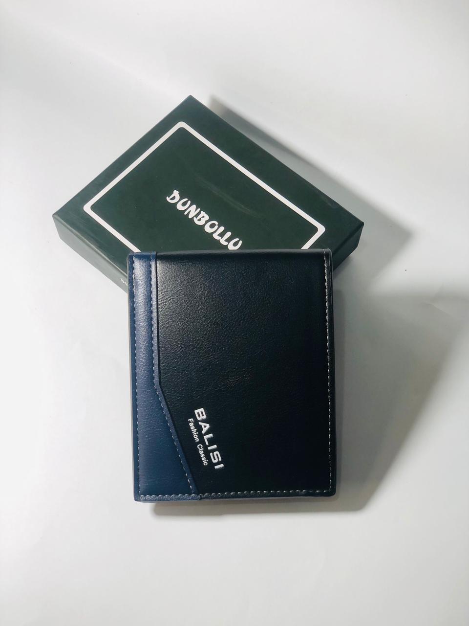 BALISI Fashion Classic Men's Dual-Tone Leather Wallet