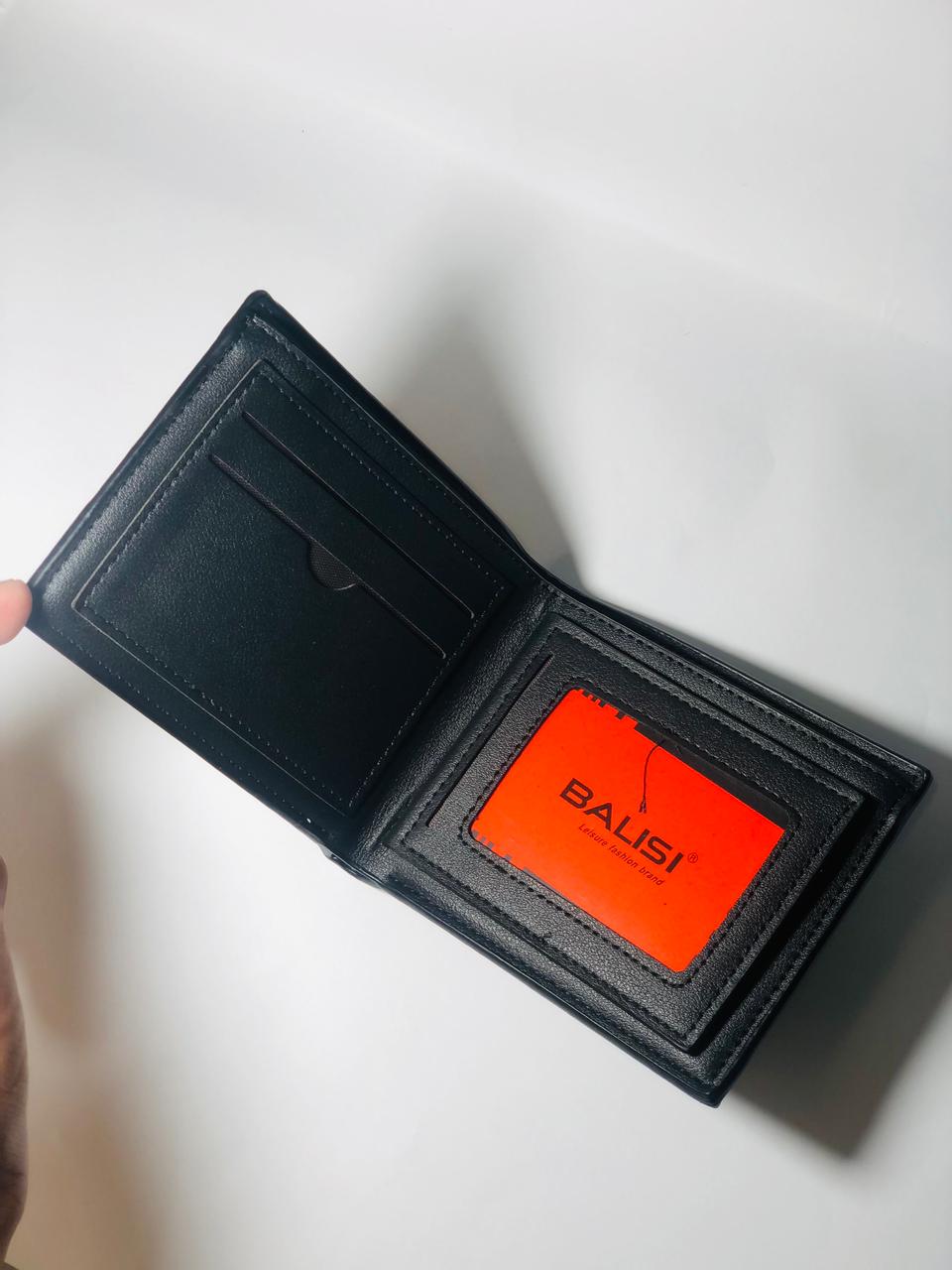 BALISI Fashion Classic Men's Dual-Tone Leather Wallet